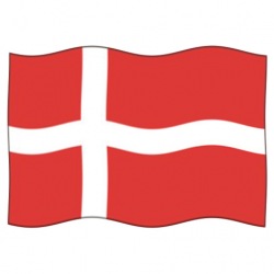 Vlajka Dánsko, 100x150 cm
