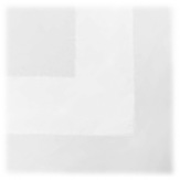 Napron rámovaný Welt, 80x80, bílý