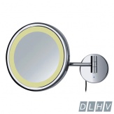 Kosmetické zrcátko Lova LED-Circle, LED osvětlení, průměr 21 cm