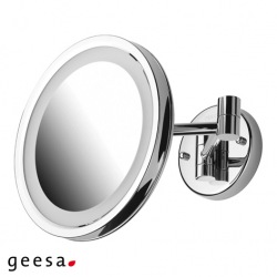 Kosmetické zrcátko Geesa 1093, LED osvětlení, průměr 21,5 cm