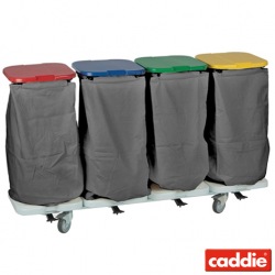 Vozík na sběr prádla Caddie Trisac Alu 4