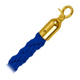 Lano Rope, pletené, modré/zlaté, 150 cm