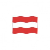 Vlajka Rakousko, 60x90 cm
